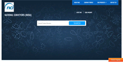Desktop Screenshot of nationalconveyorsindia.com