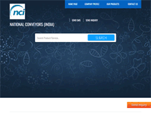 Tablet Screenshot of nationalconveyorsindia.com